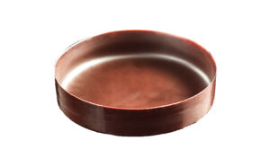 LRN- Chocolate Shell Plain Large Rnd 80mm 54 x 17g